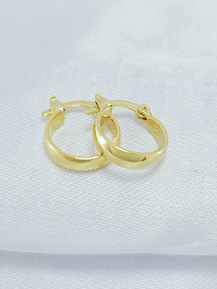 Brinco argolinha antialérgica boleada