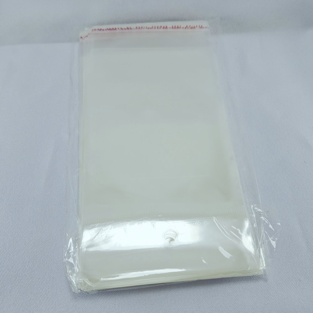 Saquinho transparente 9x13+3+3cm