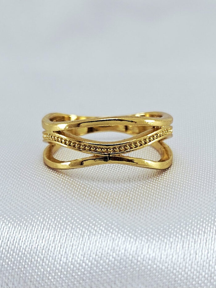 Anel três fios detalhado