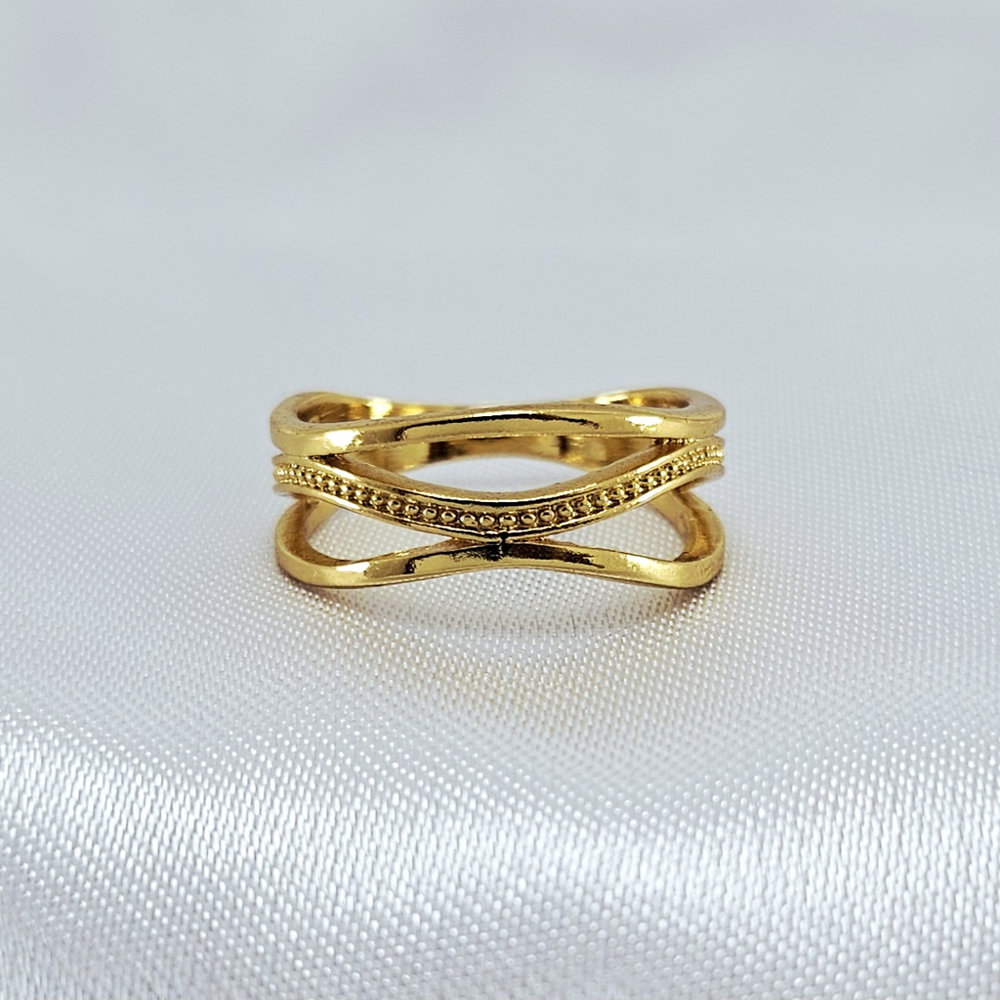 Anel três fios detalhado