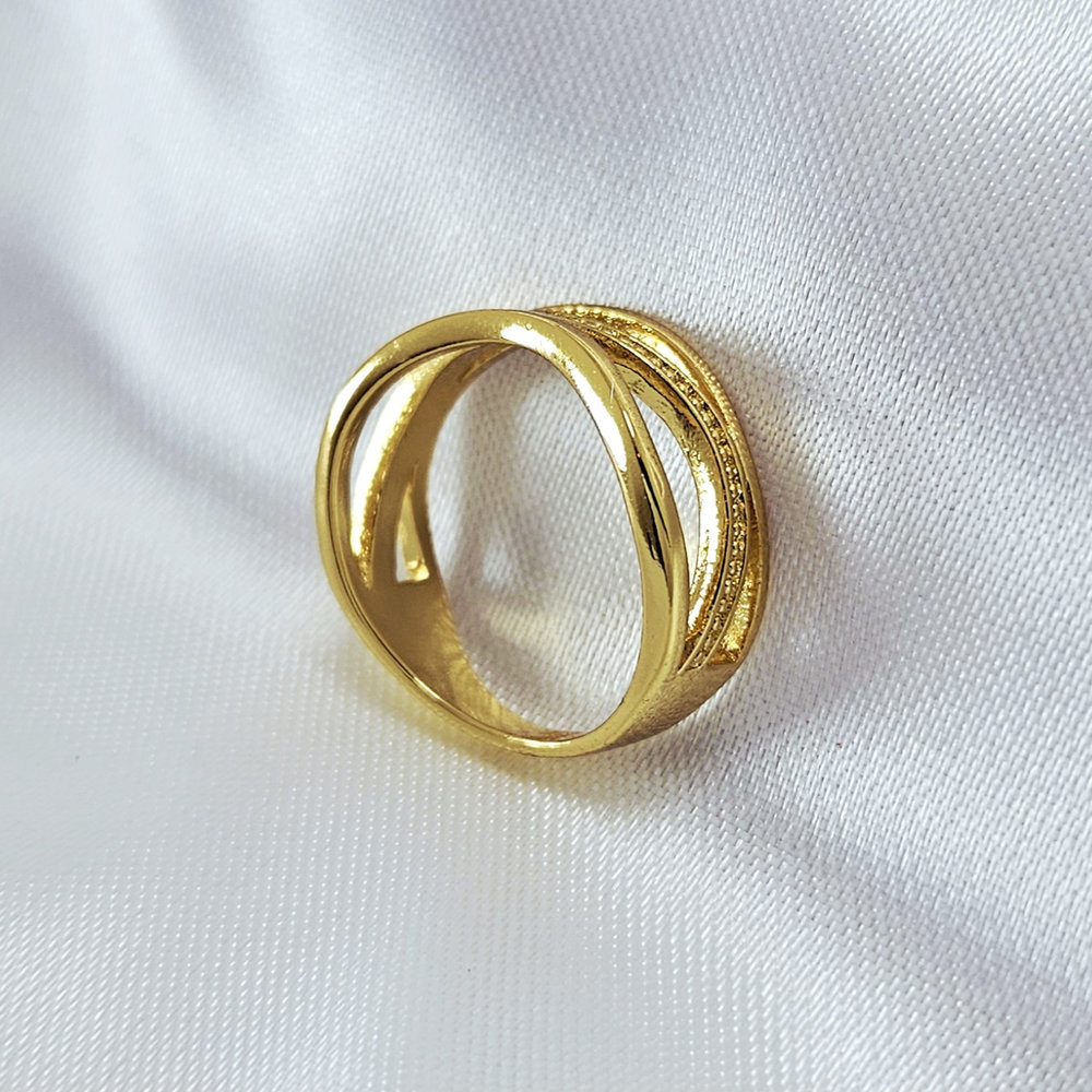 Anel três fios detalhado - Imagem 2