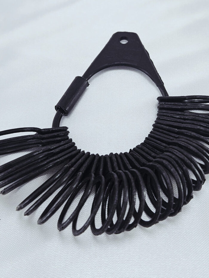 Medidor anelar preto