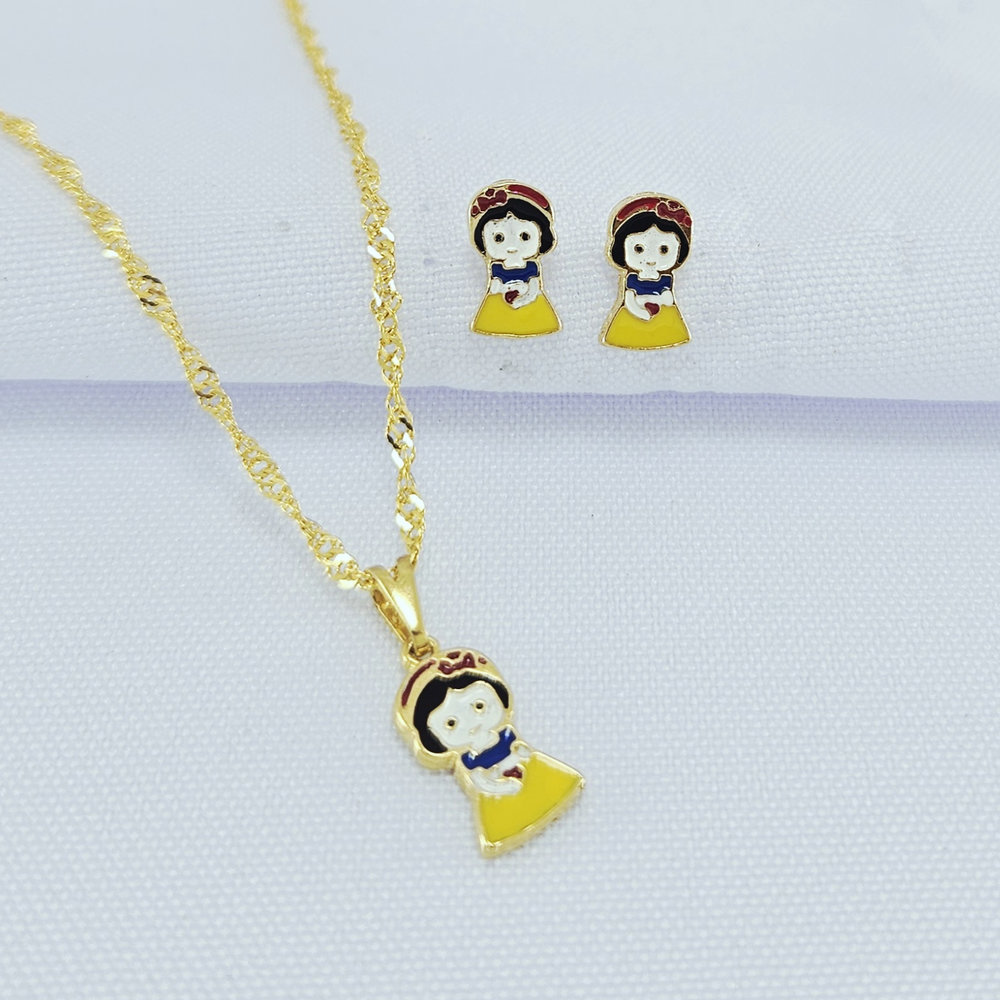 Conjunto infantil branca de neve