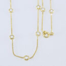 Gargantilha longuinho com ponto de luz