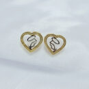 Brinco coração nossa senhora aparecida