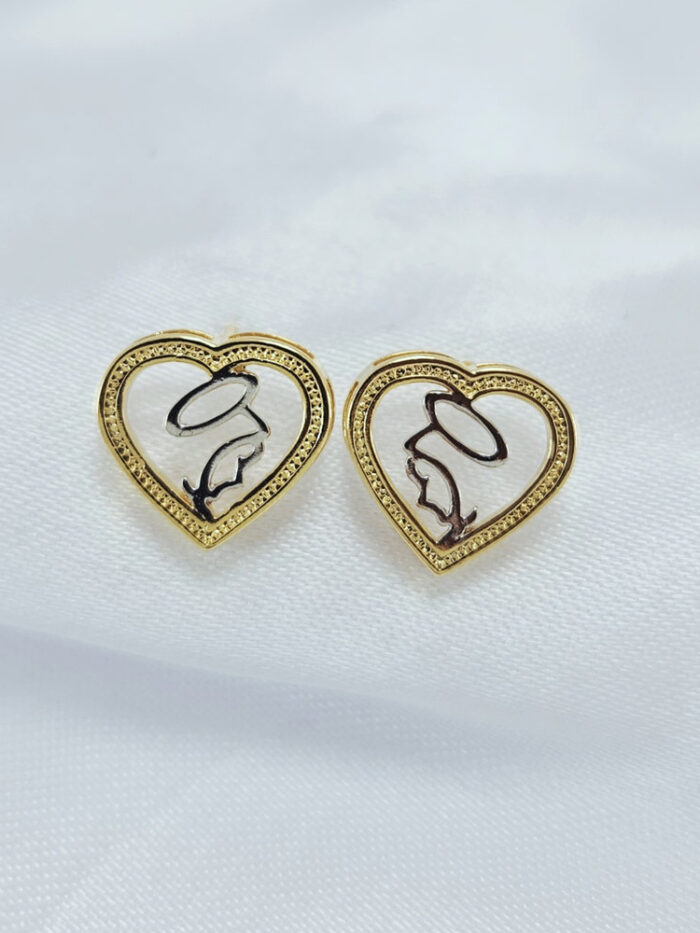 Brinco coração nossa senhora aparecida