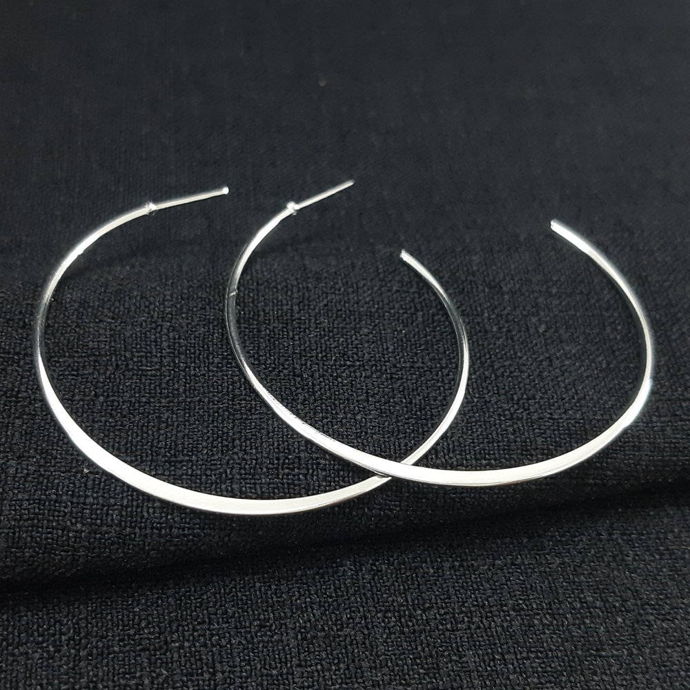 Brinco argola fio chapeado - Imagem 2