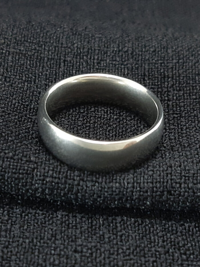 Aliança boleada grossa