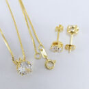 Conjunto ponto de luz cristal