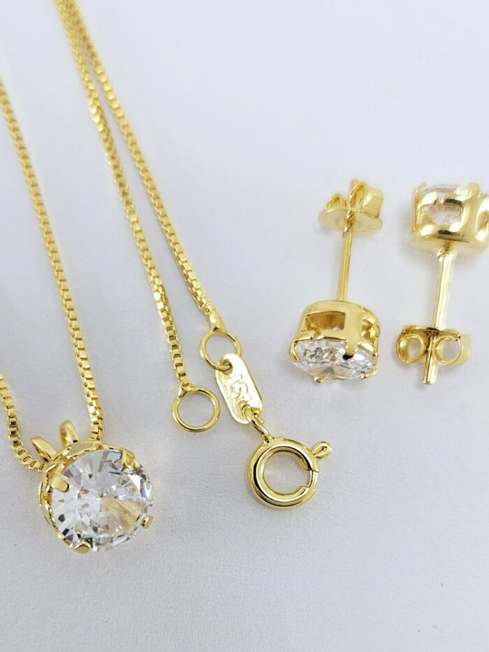 Conjunto ponto de luz cristal