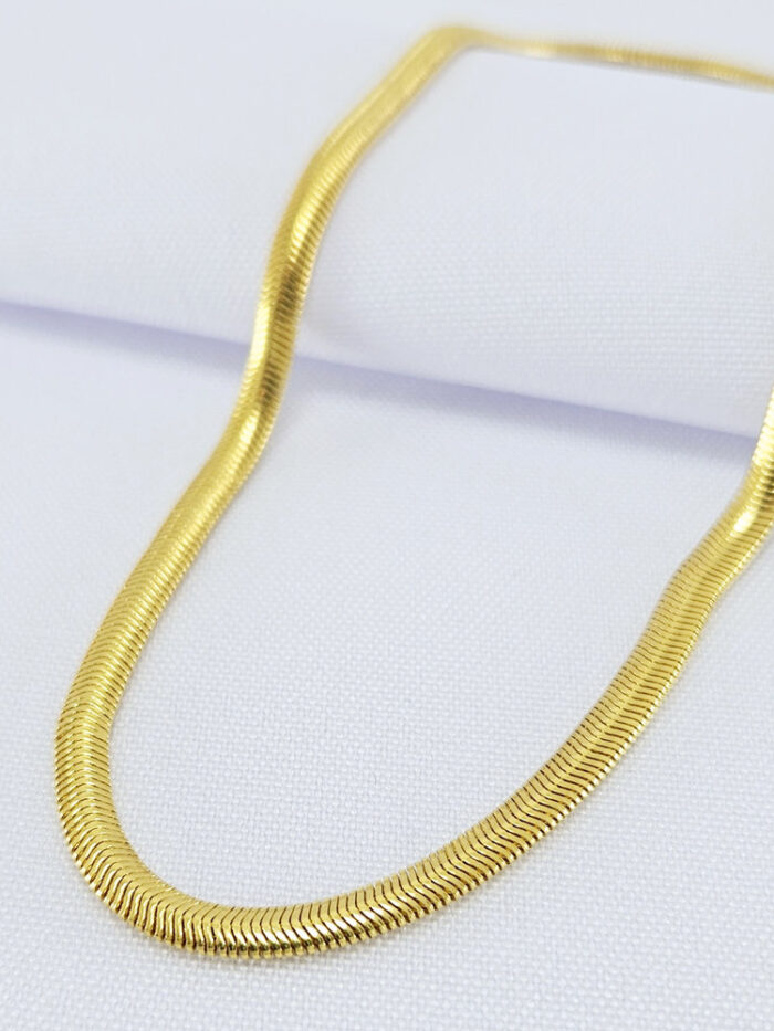 Gargantilha chocker malha