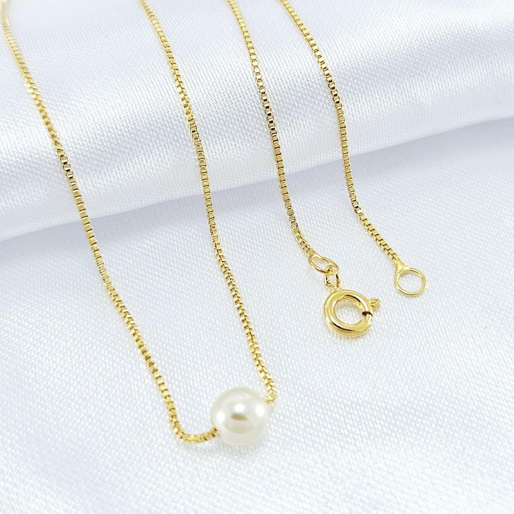 Gargantilha com pérola