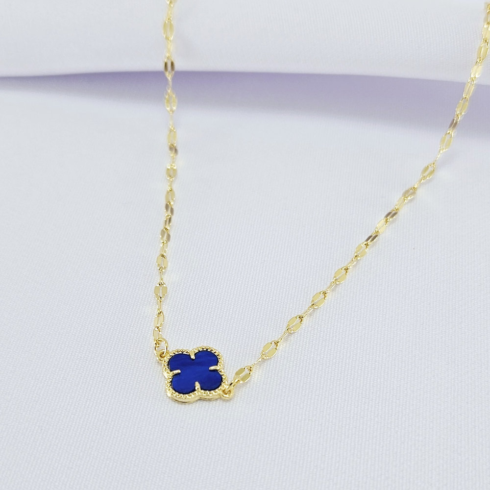 Gargantilha elos detalhado com trevo - Imagem 2