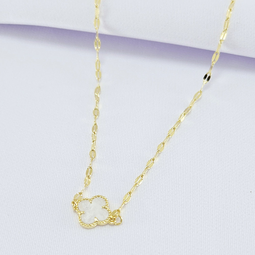 Gargantilha elos detalhado com trevo - Imagem 4