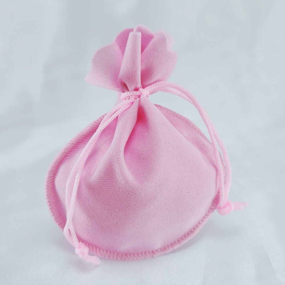 Saquinho de veludo borda redonda M