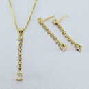 Conjunto fio riviera cristal