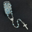 Terço com pedras e medalha de são bento