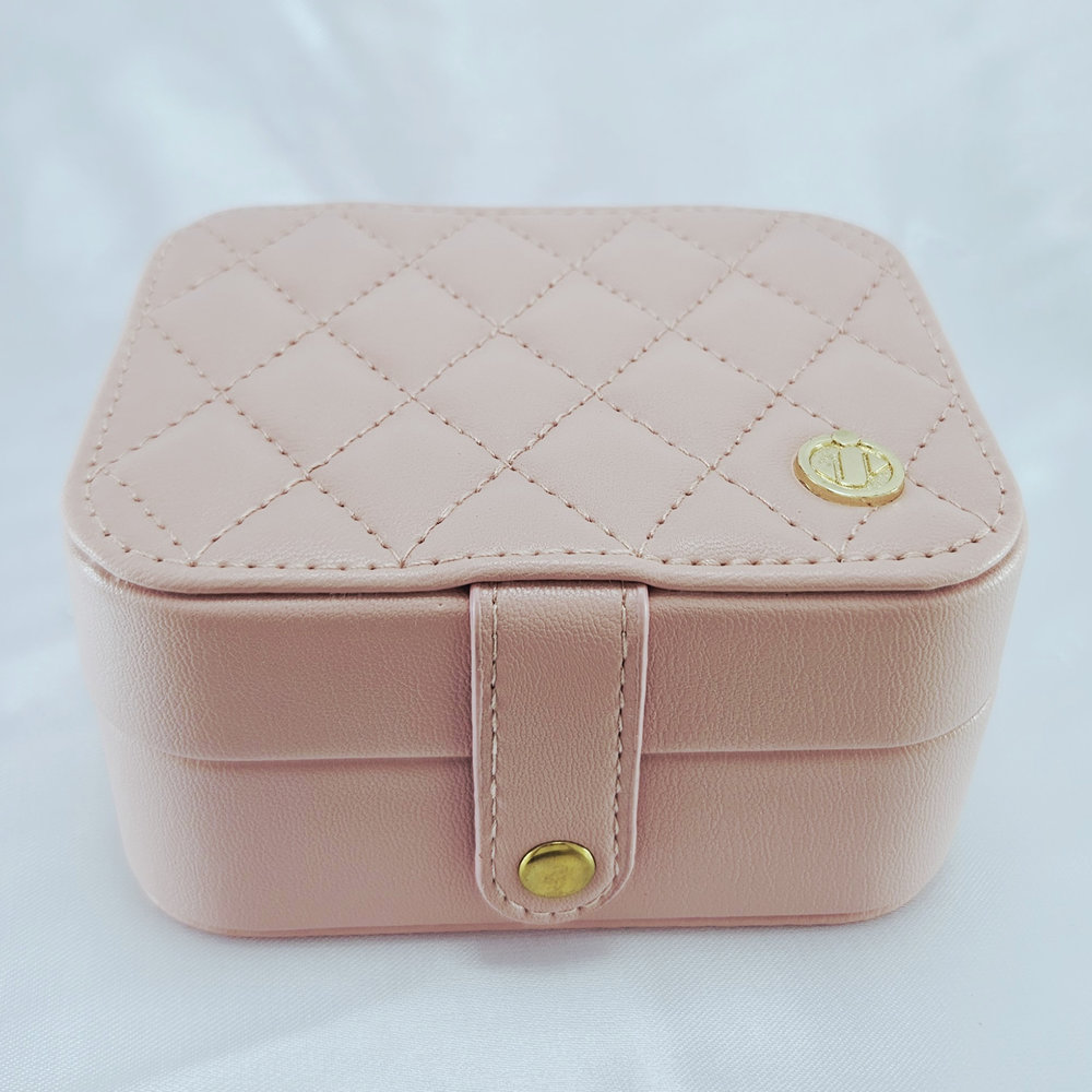 Estojo porta jóias Rosa Salmão