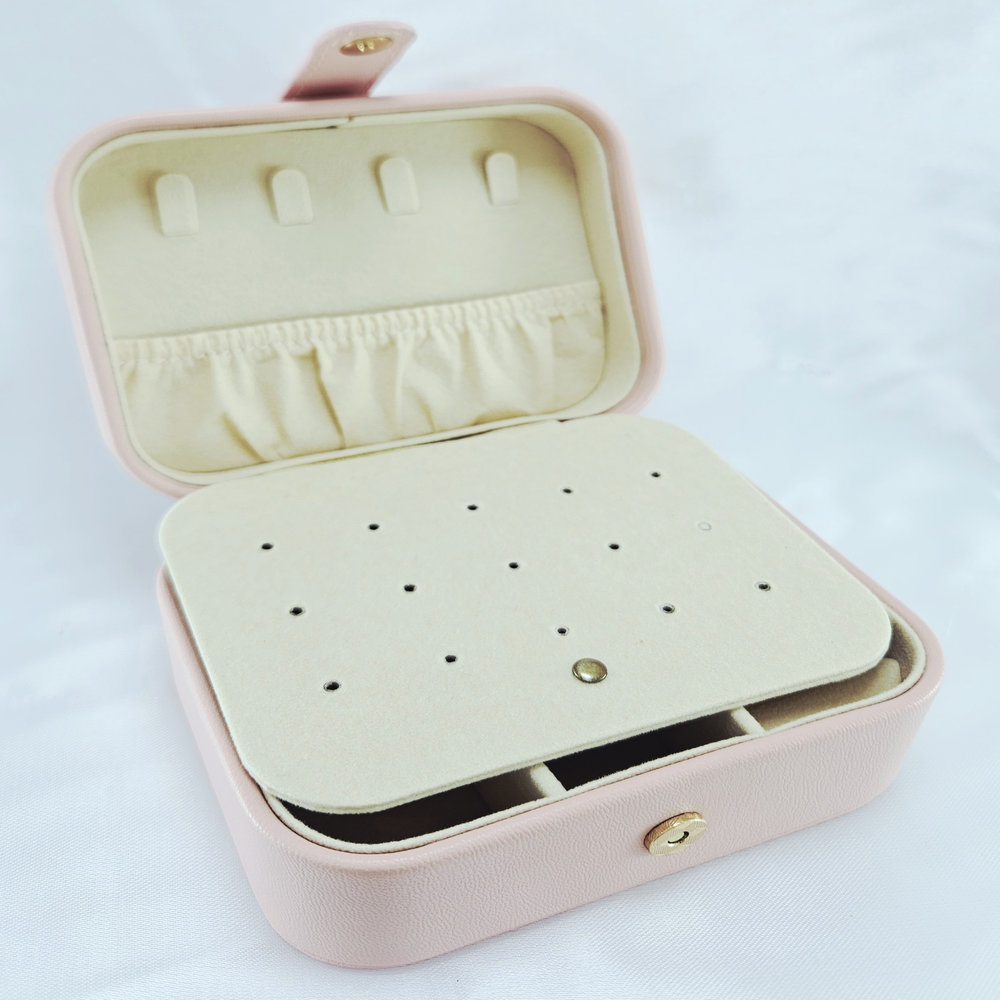 Estojo porta jóias Rosa Salmão - Imagem 3