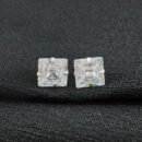 Brinco cristal quadrado