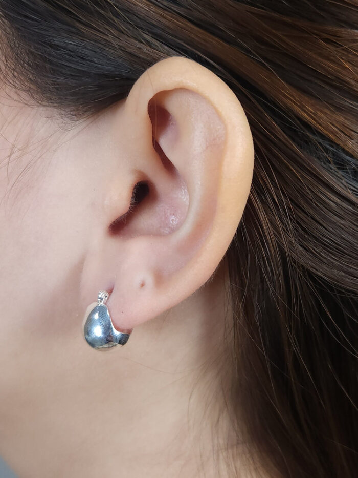 Argola boleada formato gota