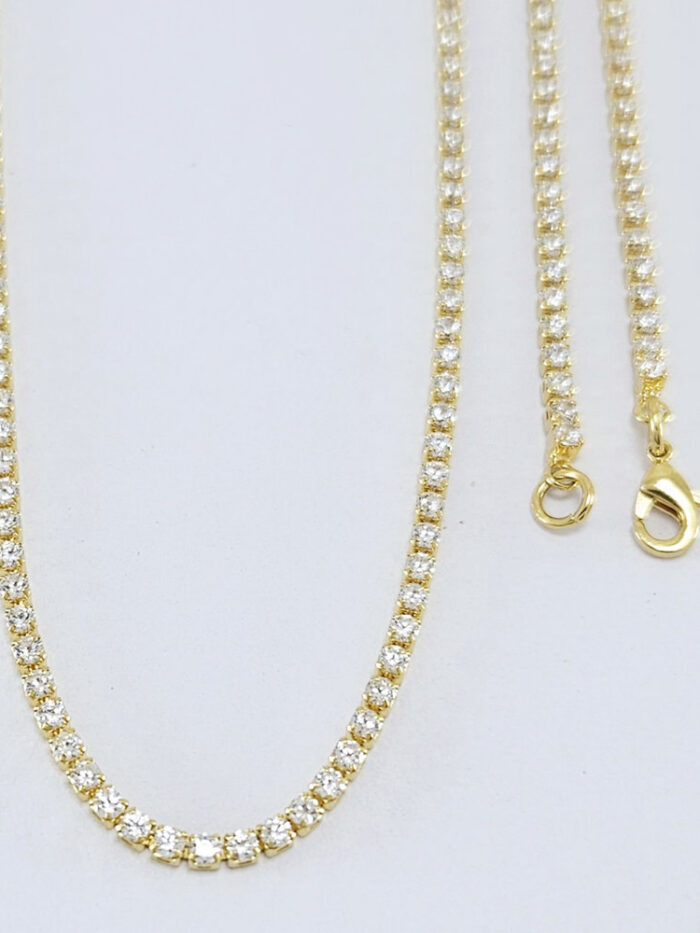 Gargantilha longuinho riviera cristal