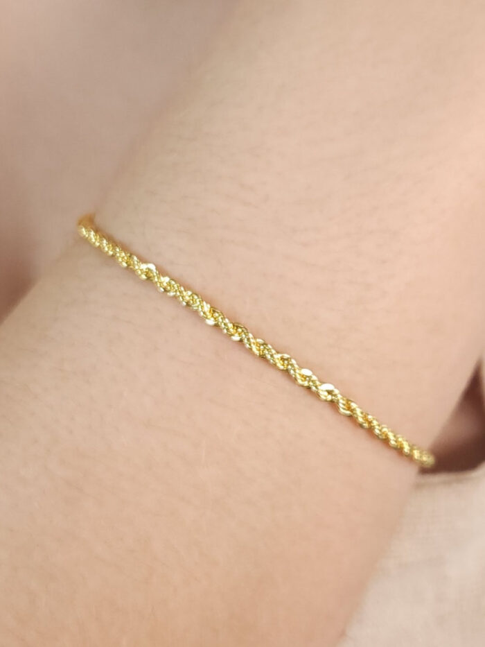 Pulseira baianinha dourado