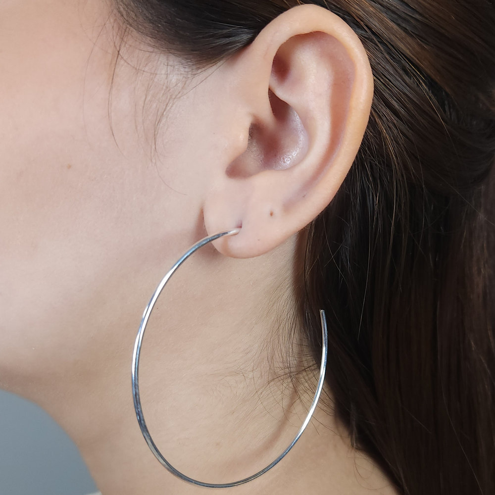 Argola fio liso aberto