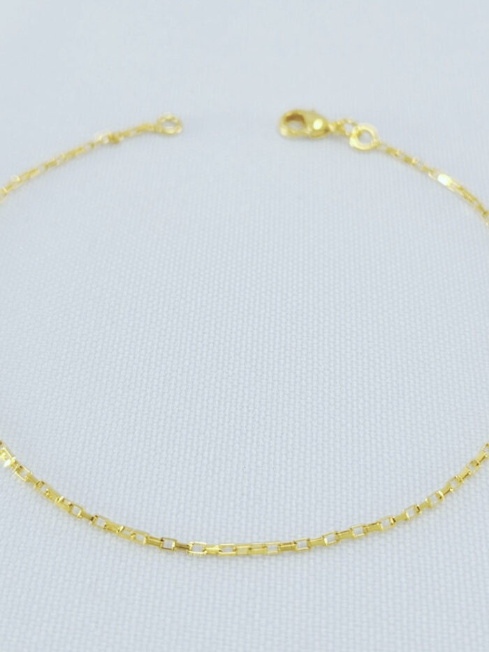 Pulseira masculina modelo cadeado