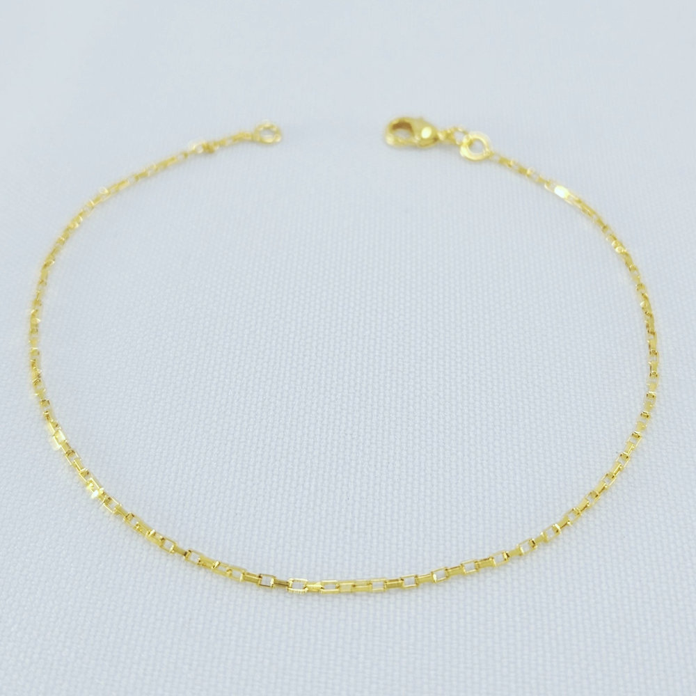 Pulseira masculina modelo cadeado