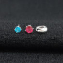 Trio de brincos pontos de luz e argolinha lisa