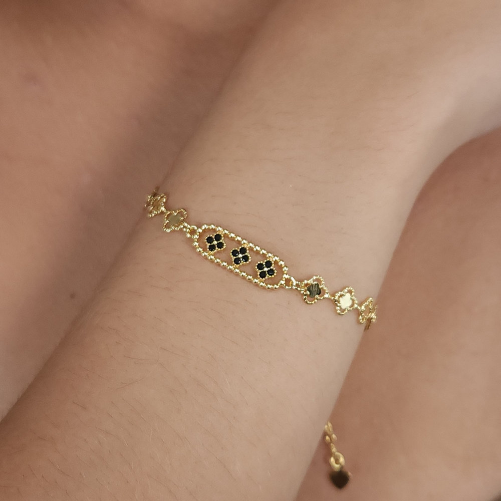 Pulseira trevo detalhado - Imagem 2