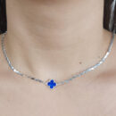 Gargantilha chocker estilo elos gota detalhado