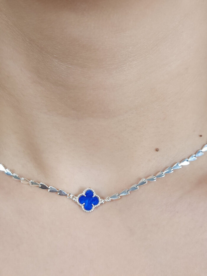 Gargantilha chocker estilo elos gota detalhado