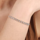 Pulseira elos cartier e trabalhado