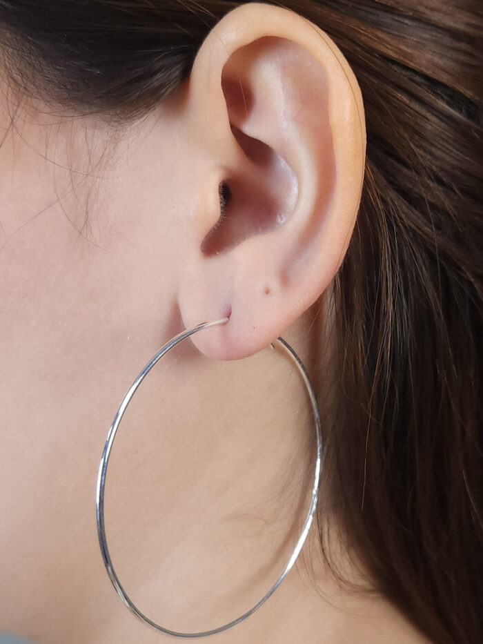 Argola fio liso fechado