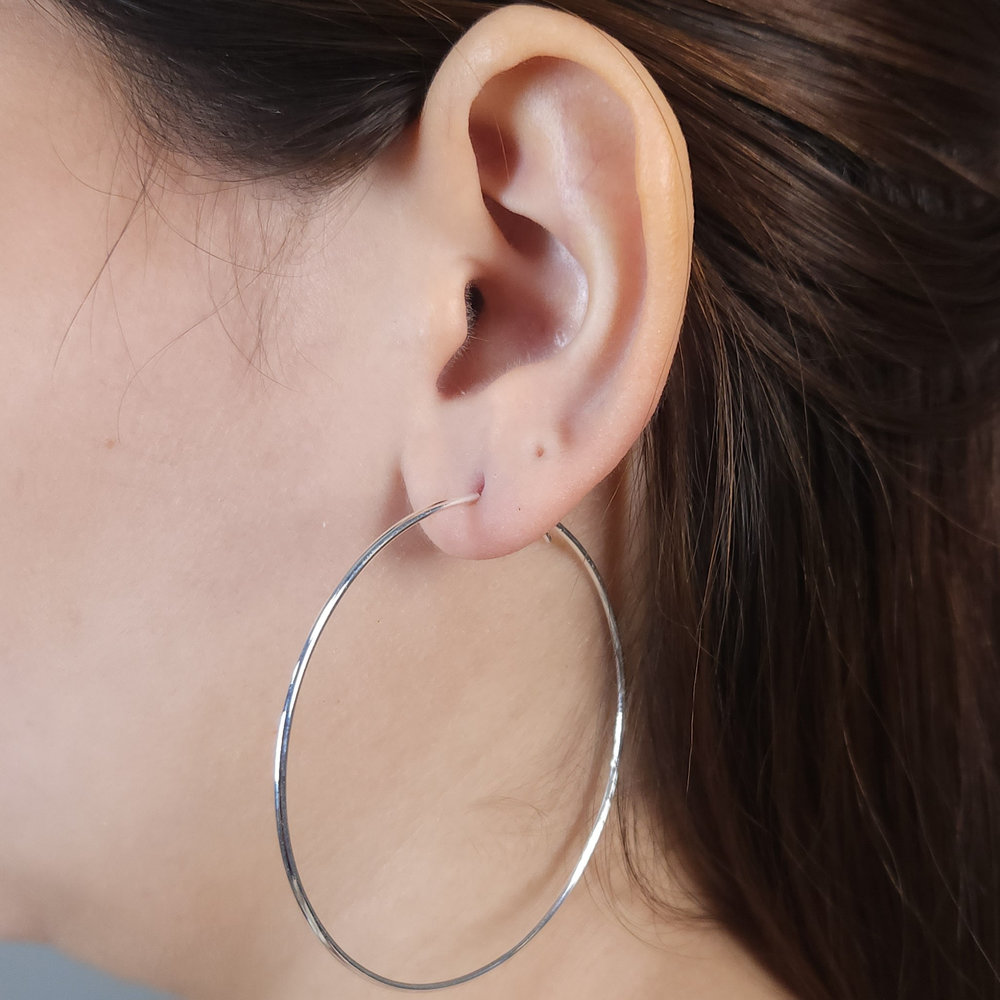 Argola fio liso fechado