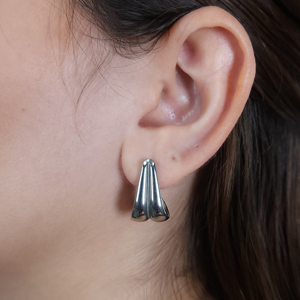 Brinco fixo gota dupla