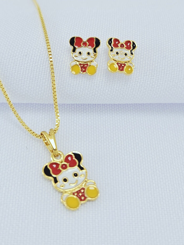 Conjunto infantil minnie
