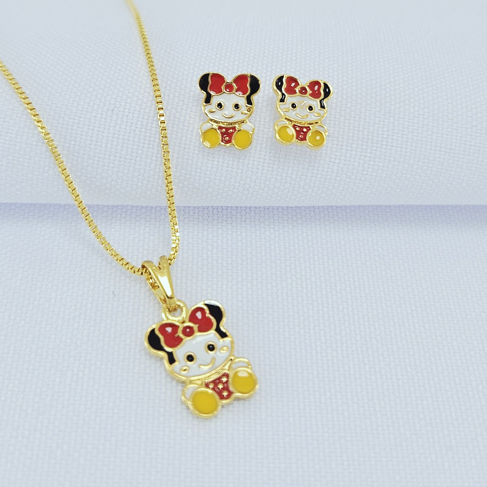 Conjunto infantil minnie