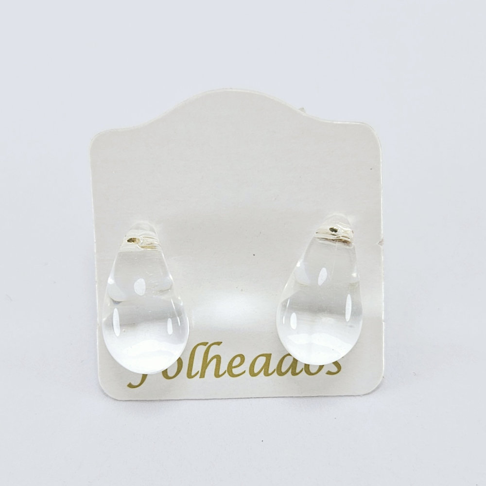 Brinco gota em acrílico