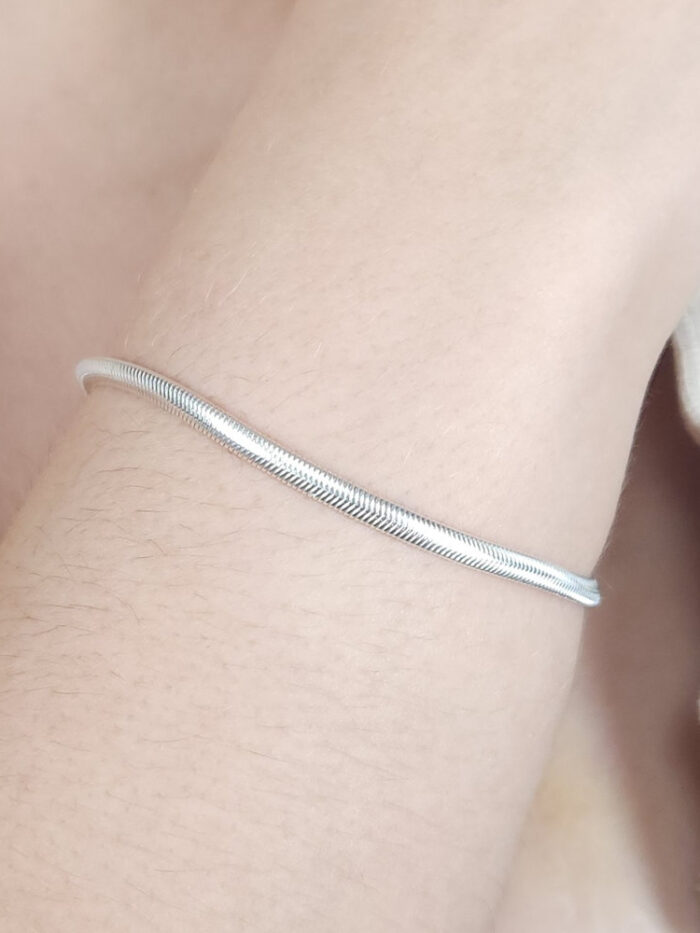 Pulseira malha estilo rabo de rato