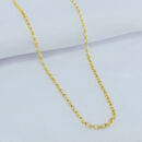 Gargantilha elo português dourado