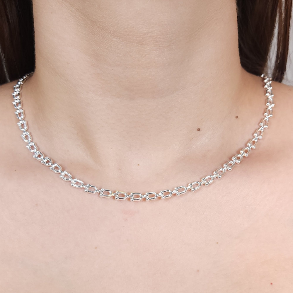 Gargantilha chocker elo tiffany