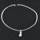 Tornozeleira elo grumet com figa