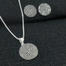 Conjunto círculo cravejado