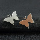 Brinco borboleta liso