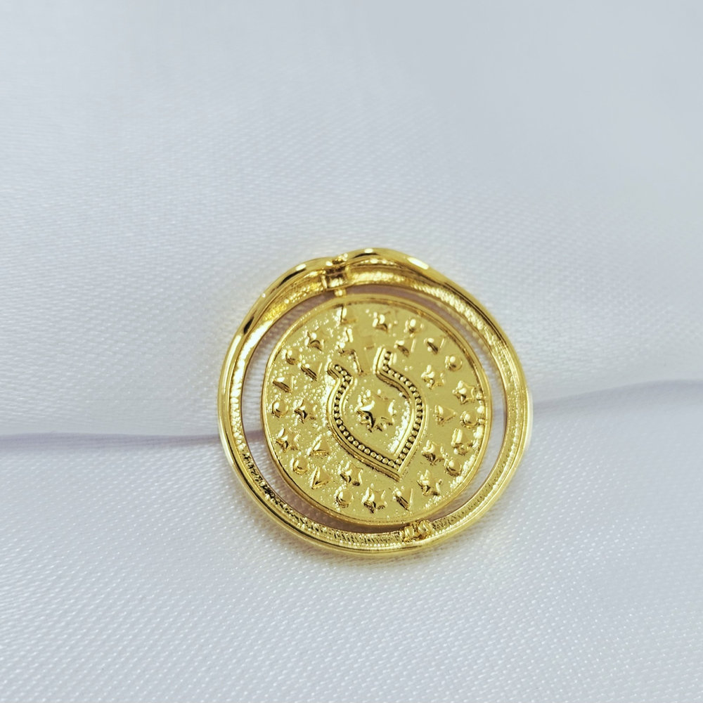 Pingente nossa senhora aparecida com zircônia - Imagem 2