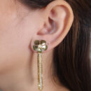 Brinco base flor fios riviera