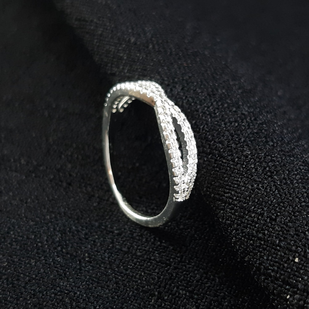 Anel infinito cravejado - Imagem 2